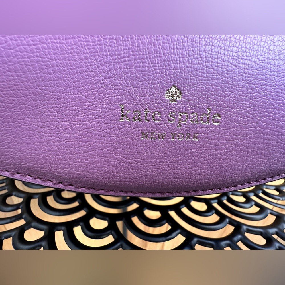 NWT! Kate ♠️ RARE!! SALE!!!!! Robyn Exotic Crossbody Saddle Bag - Picture 6 of 11